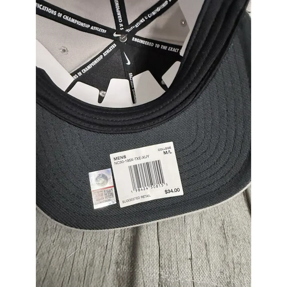 Men's Nike Gray Texas Longhorns Rise Prep Cap Hat Sz M/L